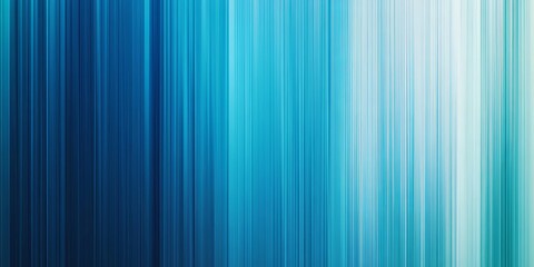 Wall Mural - a linear gradient background with shades of blue fading into teal, the straight lines creating a sle