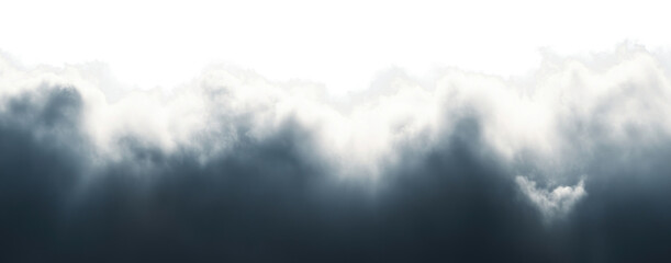 Wall Mural - png thin white bright clouds weather nature sky.