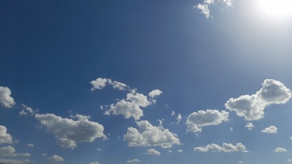 Wall Mural - photo of clear sky with few clouds