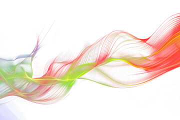 Wall Mural - png colorful abstract wave pattern