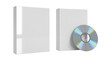 © Ms Vector - Two blank white boxes with a cd isolated on transparent background