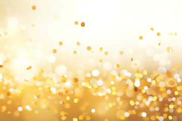 Wall Mural - png golden confetti background illustration celebration lights.