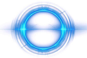 Wall Mural - PNG futuristic glowing blue infinity