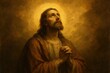 © Jelena - Sacred religious artwork depicting divine figure in moment of spiritual contemplation and prayer