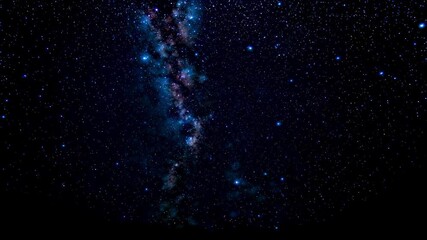 Wall Mural - arafed view of a galaxy with a very long line of stars