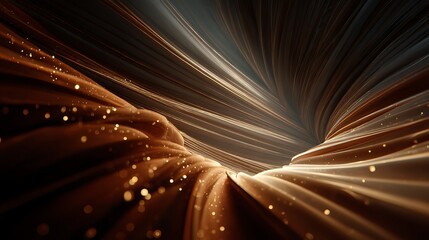 Canvas Print - an abstract tunnel of light and curves, creating a dynamic and futuristic background with a sense of