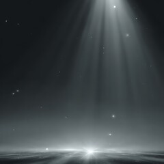 Wall Mural - Dramatic Spotlight Effect on Dark Background