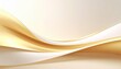 © MODERNARTWatChaRaWit - Elegant flowing waves of cream and gold abstract background digital art minimalist design soft lighting contemporary concept