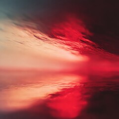 Wall Mural - Abstract Sunset Sky With Vibrant Colors