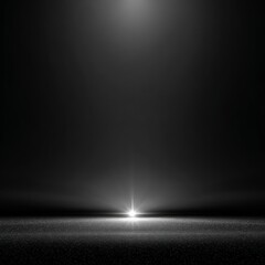 Wall Mural - Dramatic Spotlight Effect On Dark Background