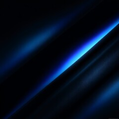 Wall Mural - Dark Abstract Design With Diagonal Blue Gradient