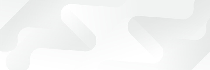 Wall Mural - abstract pattern white geometric banner design background.