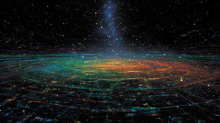 explore abstract universe galaxy stars nebula cosmic background wallpaper space exploration artwork