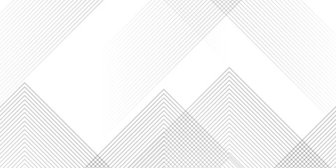 Wall Mural - abstract grey lines on white background with luxury shapes square background. modern pattern elegant