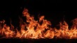 © Kaharuddin - Fiery flames against a black backdrop