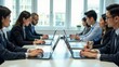 © Oman - group of business people working together