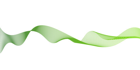 Wall Mural - Modern abstract green wave liquid lines background.dots on a whit clean and fresh background,Frequency sound wave lines and technology curve lines,green wave lines frame,