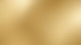 Reflective polished gold metal plate featuring a brushed texture background
