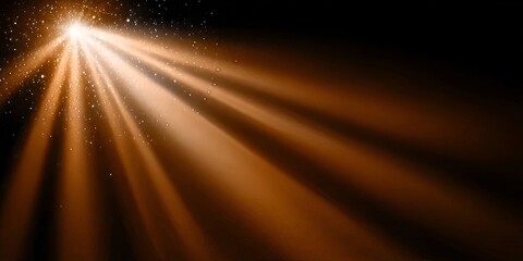 Wall Mural - Golden light radiance illuminating the enigmatic twilight sky with majestic and mystical brilliance