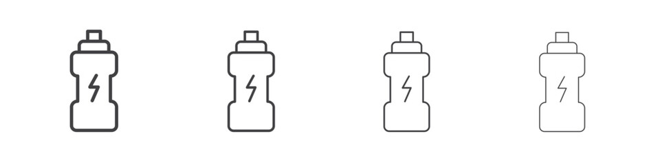 Isotonic icon concept Linear Pictogram. Simple element illustration.
