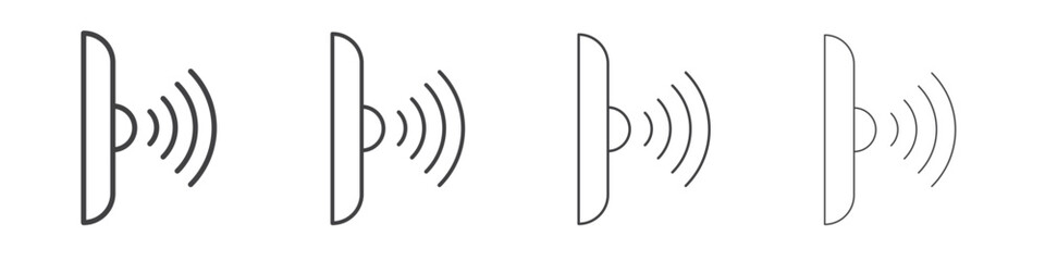 Infrared icon concept Linear Pictogram. Simple element illustration.