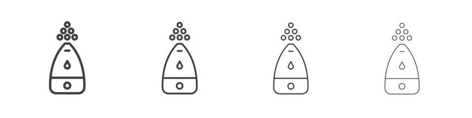 Humidifier icon concept Linear Pictogram. Simple element illustration.