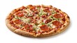 © TheWaterMeloonProjec - Classic American Pizza on a White Backdrop