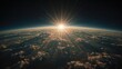 © TheWaterMeloonProjec - Sunlit mountain dawn with a novel earth and heaven theme