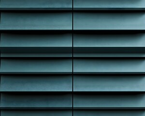 Wall Mural - Abstract Teal Horizontal Lines Geometric Pattern Background