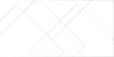 Wall Mural - abstract white background design with layers of textured white transparent material in triangle and 