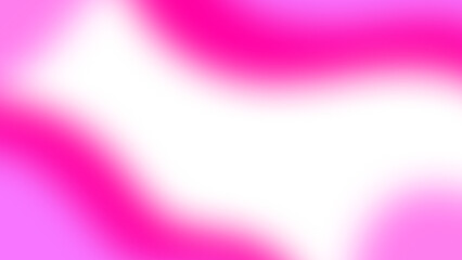 Canvas Print - abstract pink wave gradient element blurred with transparent background