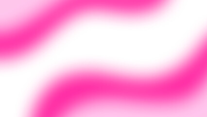 Canvas Print - abstract pink wave gradient element blurred with transparent background