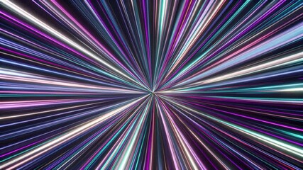 Wall Mural - Colorful ray radiating background material ray converging radiating background