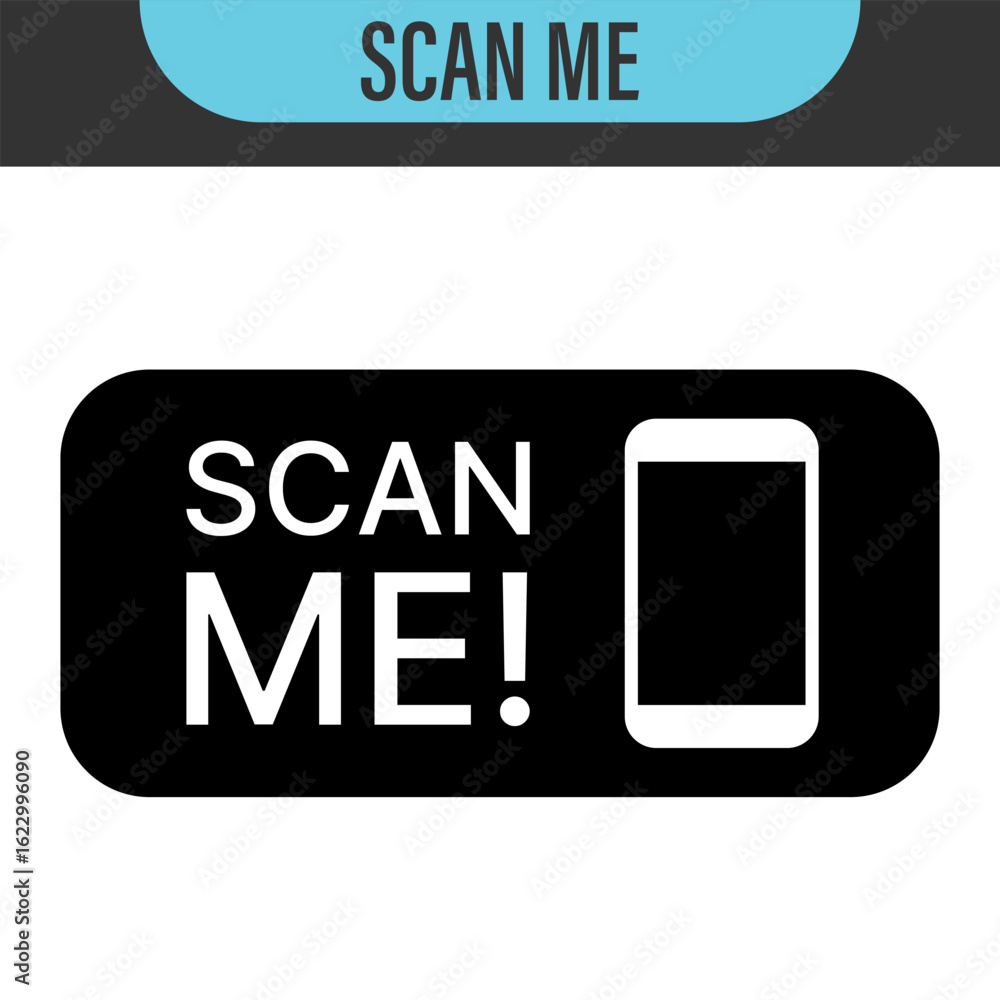 Scan Qr Code Scan Qr Code Flat Icon With Phone Qr Code Template For