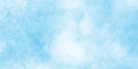 Wall Mural - abstract blue watercolor white background, soft cloud shapes, blended watercolor effect, blue marble