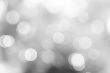 Wall Mural - Grey abstract bokeh background blur
