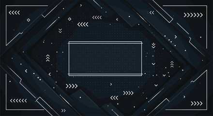 Discover the future of technology with this dynamic abstract futuristic background featuring intricate geometric patterns and digital elements
