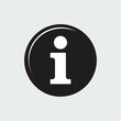 © JJMS - Information icon in black circle on light gray background