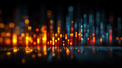 Wall Mural - business finance and investment transformed by innovative digital technology and big data tools