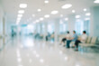 © iPhoto - Blurred hospital waiting room background for medical healthcare concept