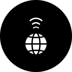 Wall Mural - Internet Vector Icon Design