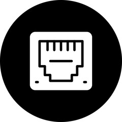 Wall Mural - Ethernet Vector Icon Design