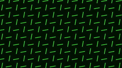 Wall Mural - abstract green dynamic geometric pattern on a dark background