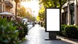 © Mutiara - Blank billboard in a city street