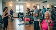© irawan710 - Seniors and a trainer in a gym