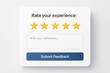 © Saleem - Get valuable customer insights and improve satisfaction with our easy feedback form and five star rating scale