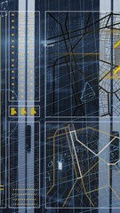 Sticker - video animates data processing in a server network, ideal for explaining digital data flow.