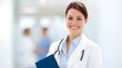 © Vital Stock - Medical Professional Portrait with Clinical Environment Emphasis for Healthcare Industry Branding