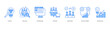 © Jackcuan - Startup Vision banner web icon set vector illustration concept with icon of creation, discovery, landing page, potential, expectation, business model, entrepreneur