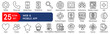 © Joniack - 25 Thin Line Web and Mobile App Icons Set